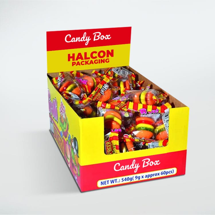 Custom Window Candy Packaging Boxes - Tycoon Packaging