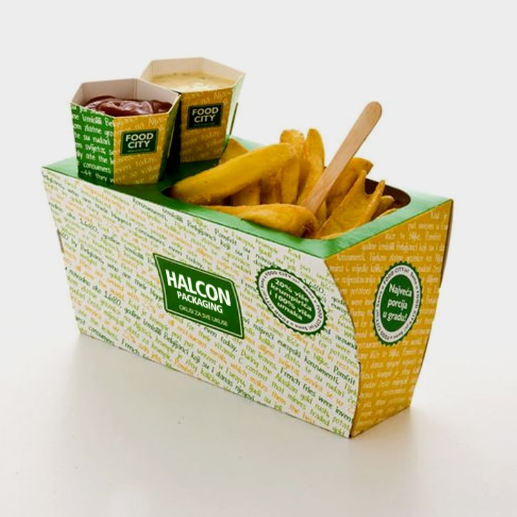 French Fries Boxes  French Fries Box Packaging - CBU