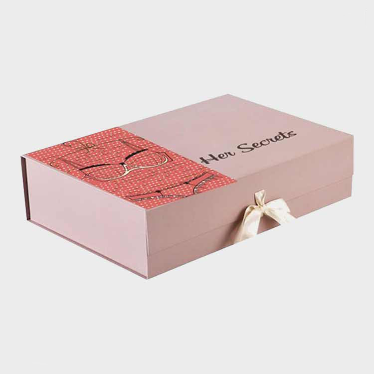 Pink Womens Underwear Lingerie Packaging Box Bra Box Package - China  Corrugated Packaging Boxes and Cardboard Box Custom price