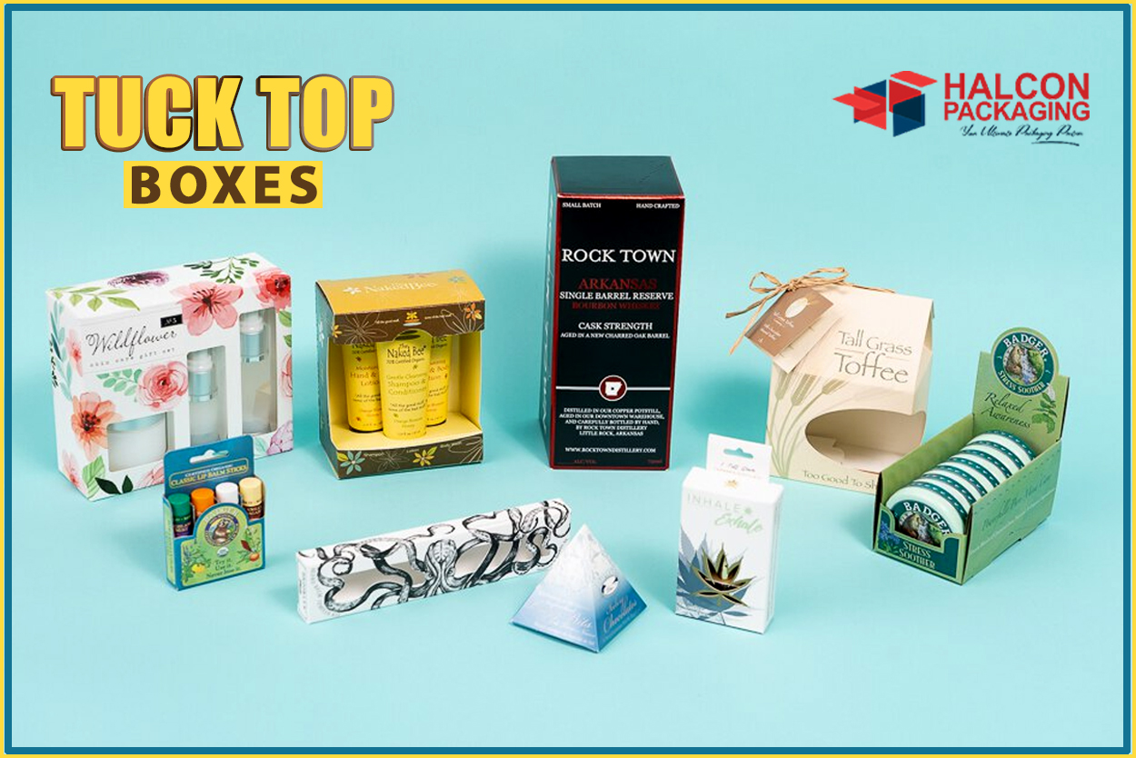 How Custom Tuck Top Boxes Can Be Beneficial To Your Brand? - Halcon Packaging